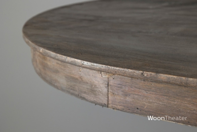 Origineel oude ovale eettafel | onderstel smeedijzer