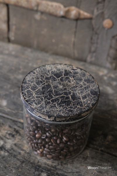 Voorraad pot glas met deksel small