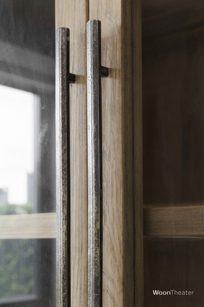 Vitrinekast oud hout | stijlvol wonen