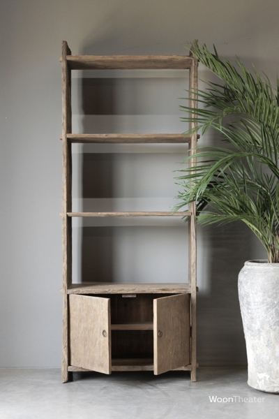 Boekenkast oud hout