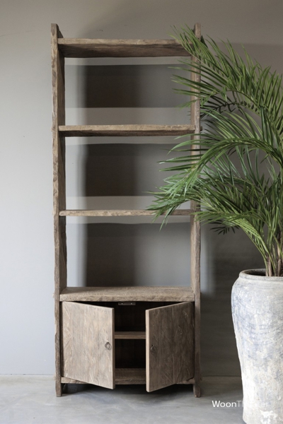 Boekenrek oud hout
