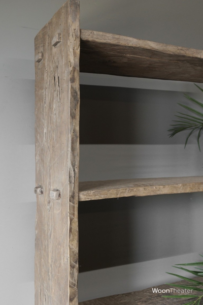 Boekenrek oud hout