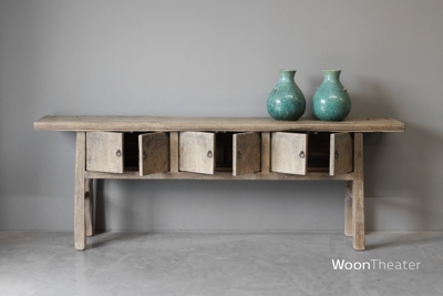 Authentieke wandtafel | landelijk wonen