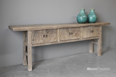 Authentieke wandtafel | landelijk wonen