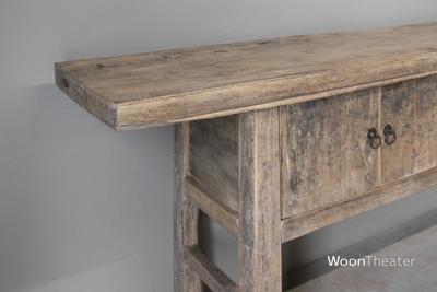 Authentieke wandtafel | landelijk wonen