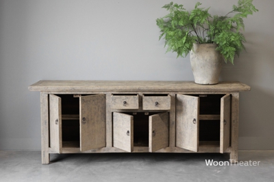 Strak oud dressoir | landelijk wonen