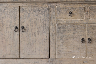 Strak oud dressoir | landelijk wonen