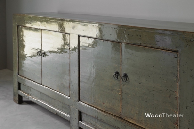 Authentiek dressoir | Huntergroen 