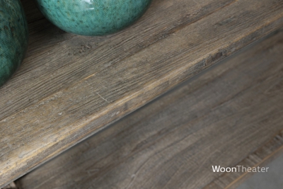 Oude wandtafel met plank | Elm