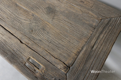 Oude wandtafel met plank | Elm