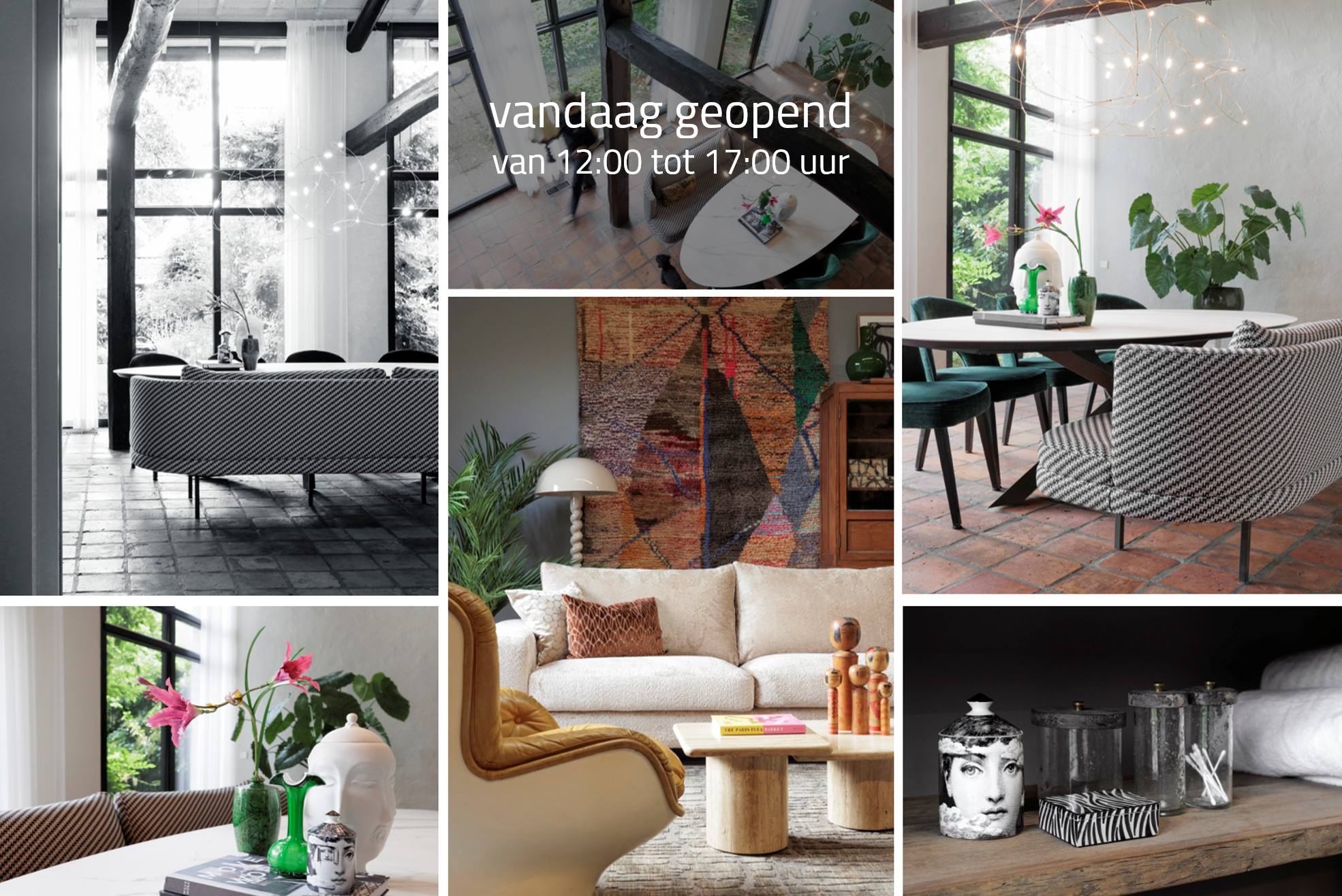 Vandaag geopend van 12 tot 17 uur