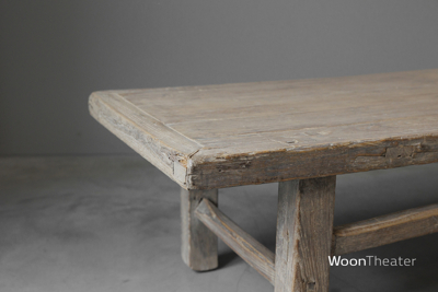 Oude salontafel | landelijke stijl