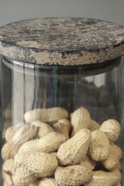 Voorraad pot Plain glas met deksel | Medium