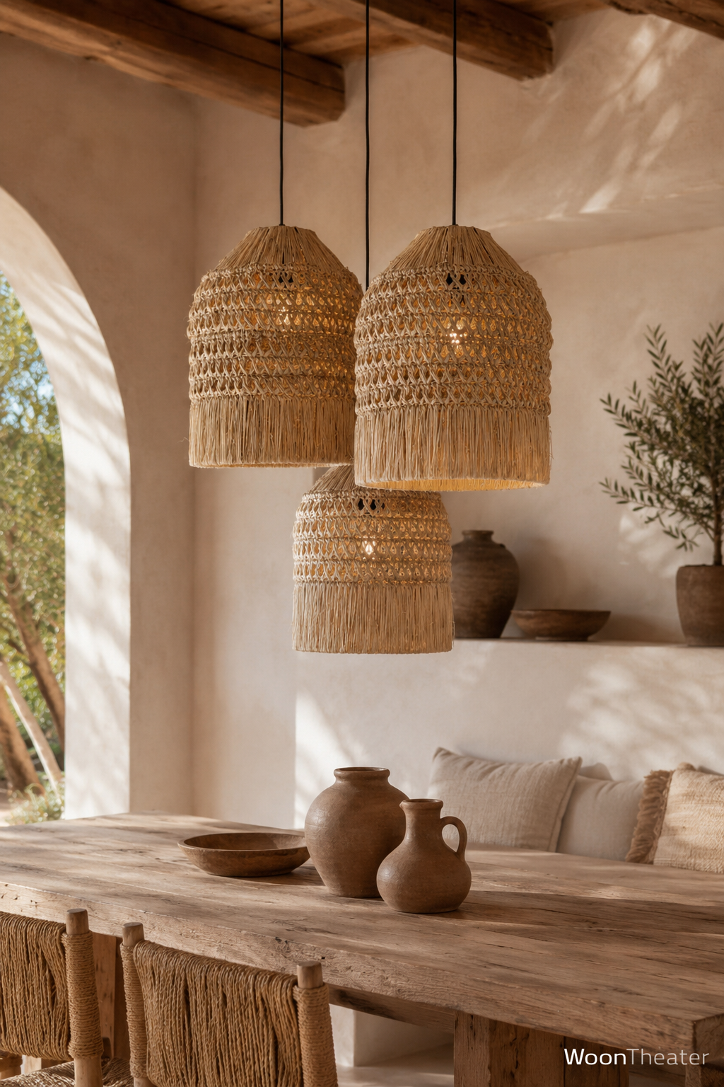 Hanglamp Sisal naturel 