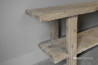 Origineel oude wandtafel met plank
