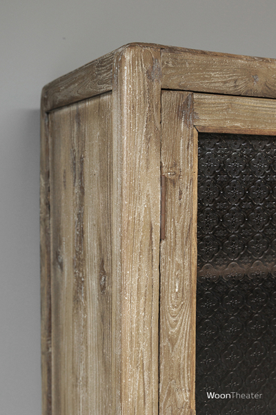 Origineel oude vitrinekast | retro glas