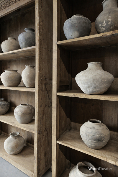 Set van 2 oude boekenkasten | authentiek