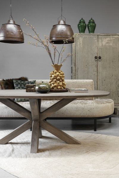Eettafel oud elmhout | Patine