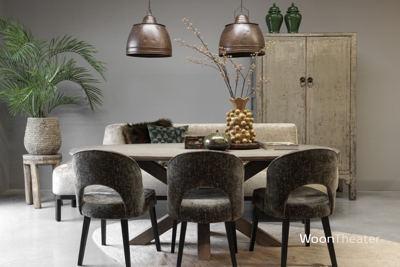 Eettafel oud elmhout | Patine