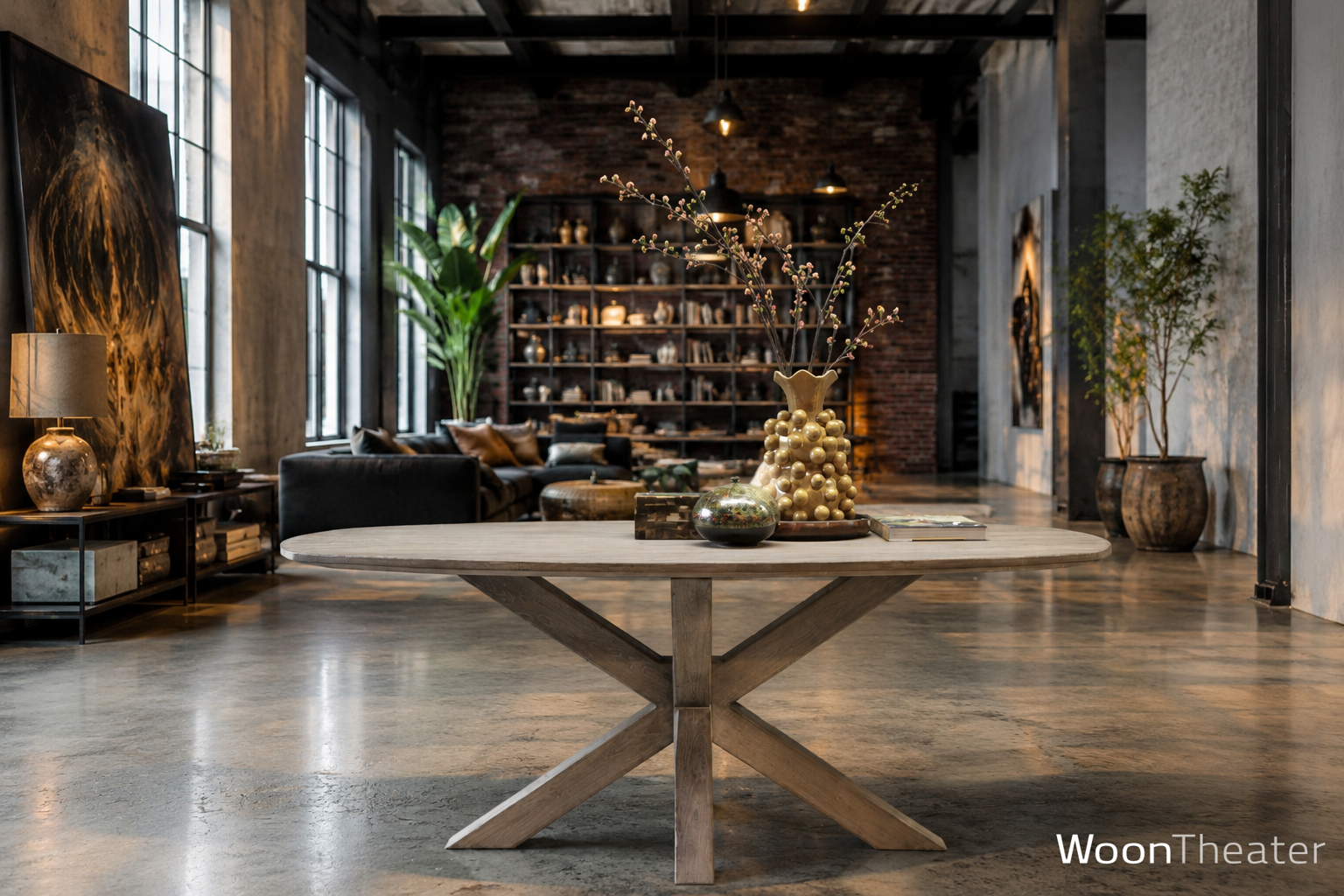 Eettafel oud elmhout | Patine