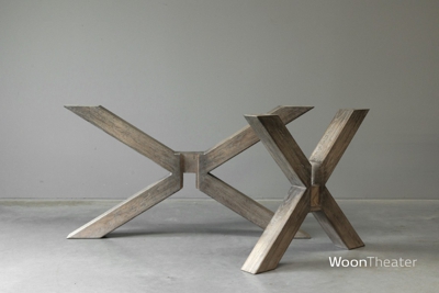 Onderstel oud elmhout | Patine