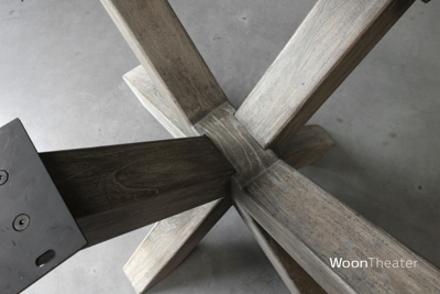 Onderstel oud elmhout | Patine