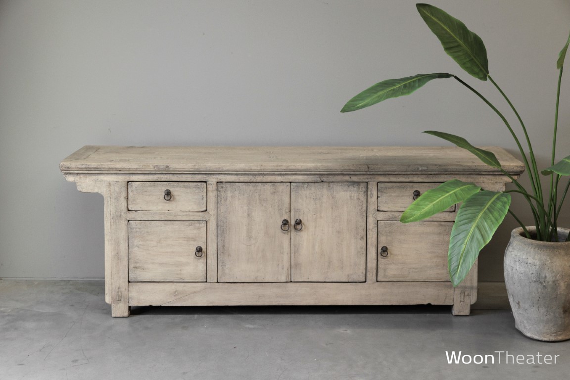 Origineel oud dressoir | elmhout