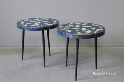 Bijzettafel Vis | blauw