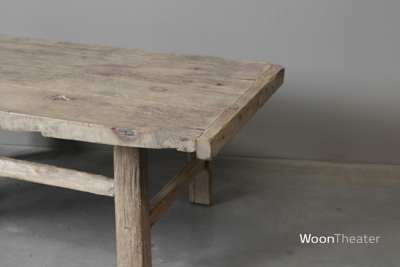 Oude salontafel | elmhout