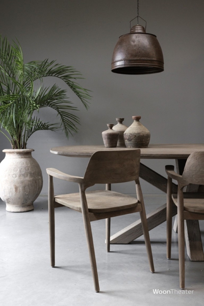 Armstoel Lucca | Premium teakhout | Nieuw landelijk wonen