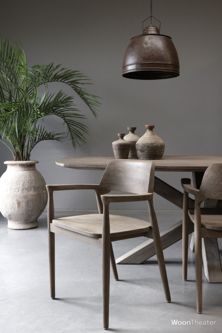 Armstoel Lucca | Premium teakhout | Nieuw landelijk wonen