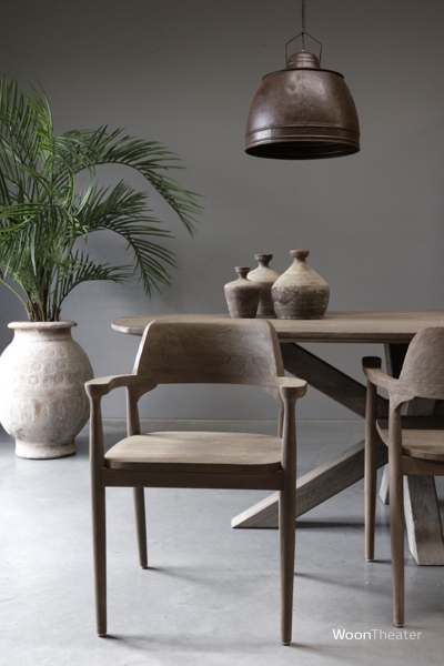 Armstoel Lucca | Premium teakhout | Nieuw landelijk wonen