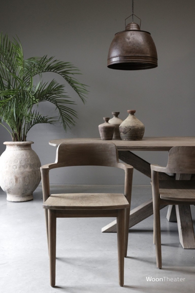 Armstoel Rosa | Premium teakhout | Nieuw landelijk wonen