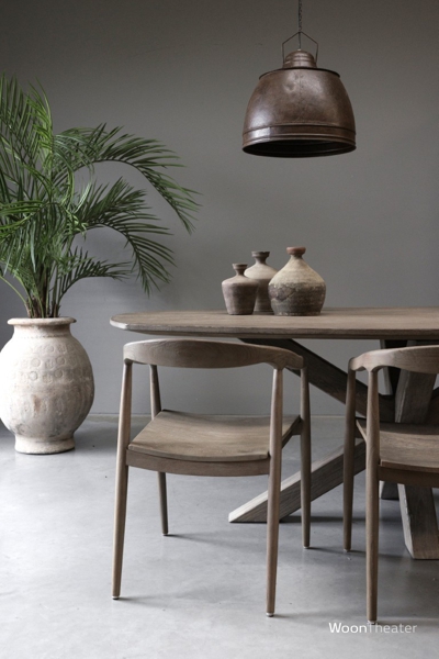 Armstoel Zira | Premium teakhout | Nieuw landelijk wonen