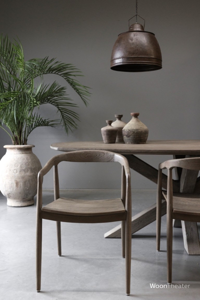 Armstoel Zira | Premium teakhout | Nieuw landelijk wonen