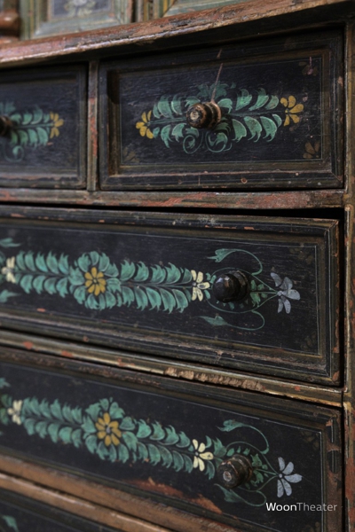 Authentiek kastje | beschilderd | India