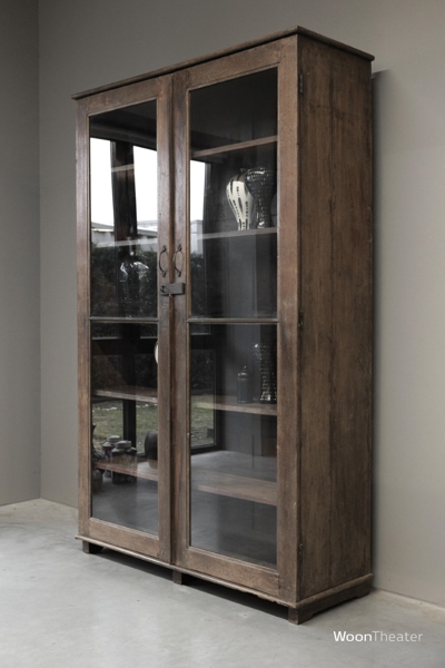 Origineel oude vitrinekast