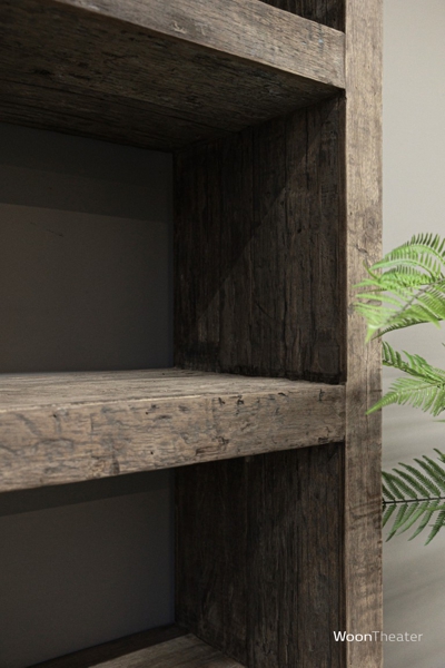Boekenkast oud hout