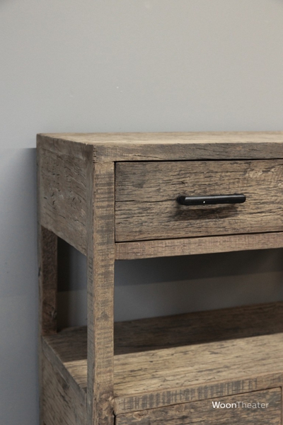 Haltafel oud hout | 4 lade