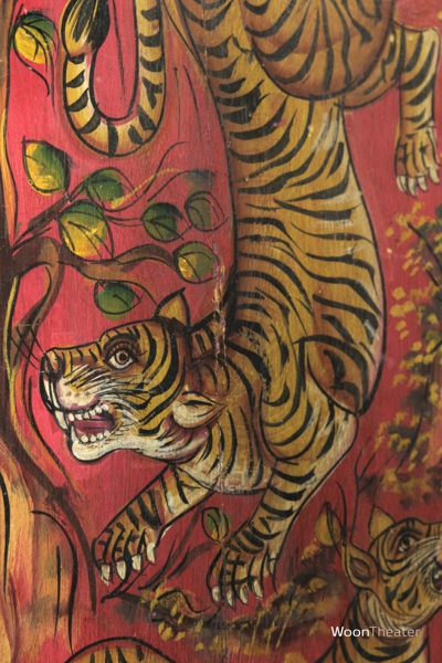 Oud paneeltje | beschilderd