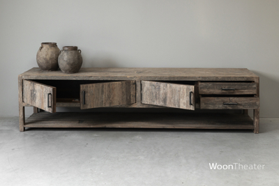 Tv dressoir oud hout