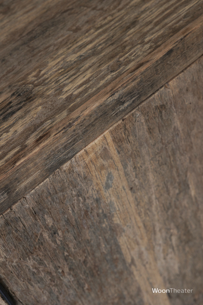 Set/2 nachtkastjes oud hout 