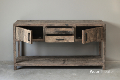 Wandtafel oud hout