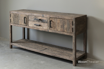 Wandtafel oud hout