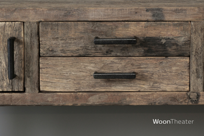 Wandtafel oud hout