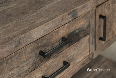 Wandtafel oud hout