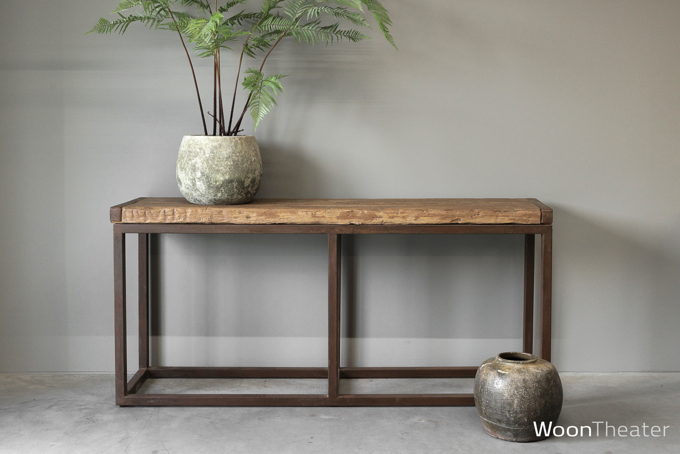 Wandtafel oud hout