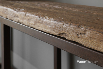 Wandtafel oud hout