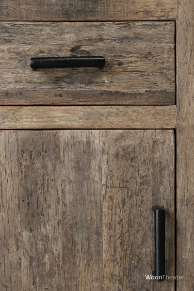 Set/2 nachtkastjes oud hout