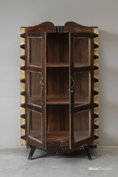 Origineel oude vitrinekast | Art Deco